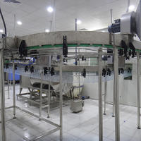 Beverage conveyor bottle air conveyor for filling machine filling line