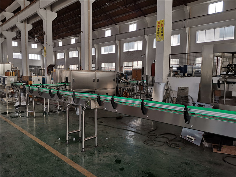 JD WATER-Oil Filling Machine-jndwater Chain Conveyor Factory Inspection