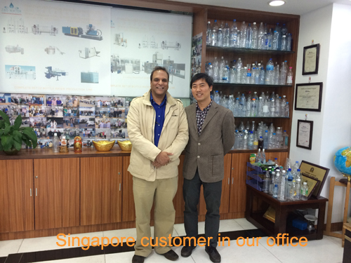 JD WATER-Singapore Customer In Our Office | News On Jd Water Beverage