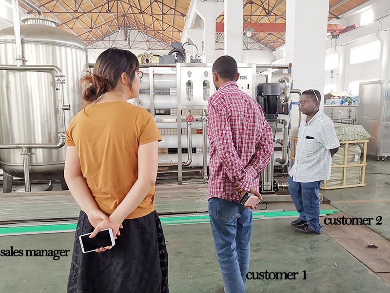 JD WATER-Customers Visit Jndwater Factory-1