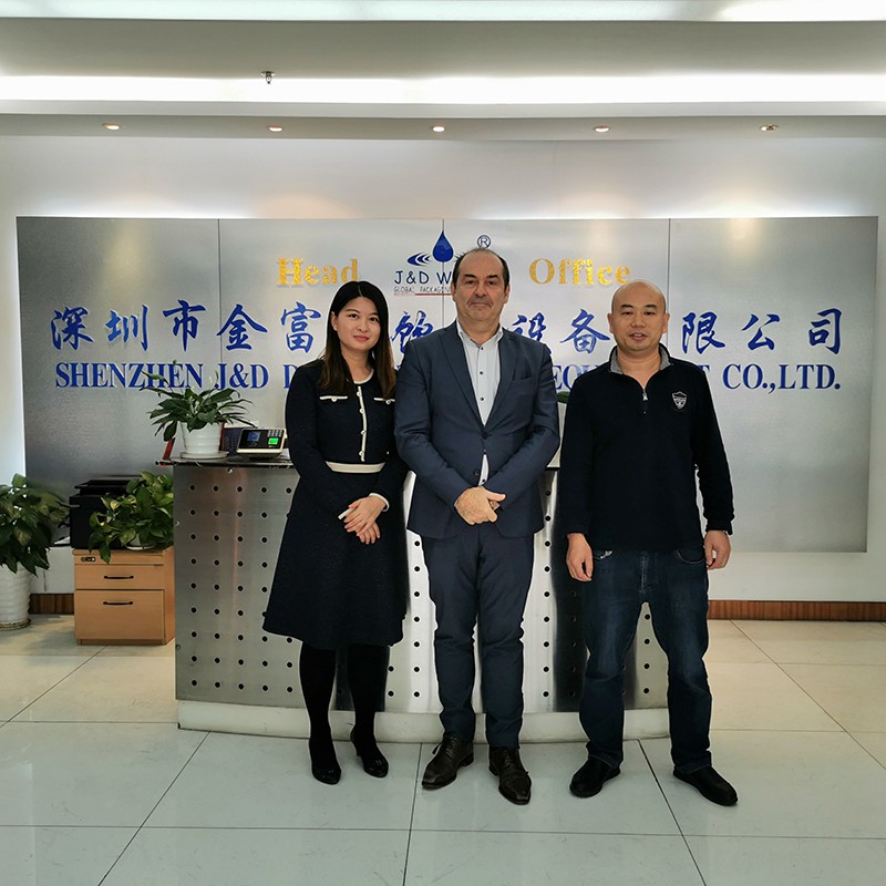 news-Canadian customers visit our new factory-JD WATER-img